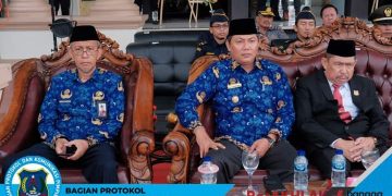 Wakil Bupati Tanjab Barat Ikuti Upacara Hari Bhayangkara ke-77