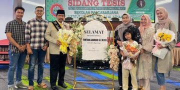 Dengan Nilai Sempurna, Ketua DPRD Sarolangun Sukses Raih Gelar Magister Pendidikan Agama Islam
