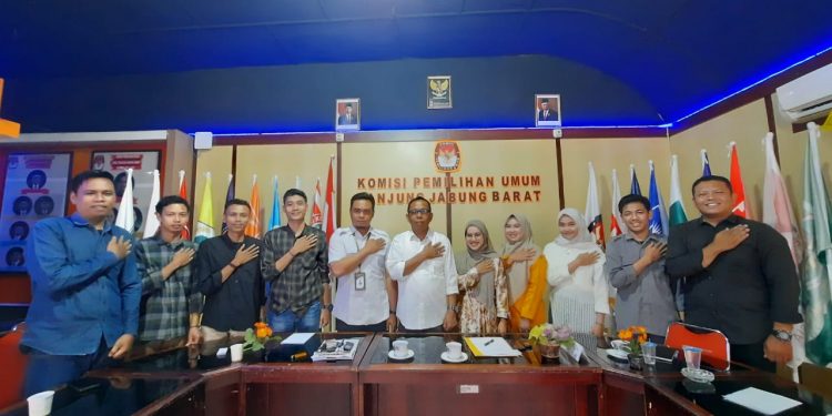 KPU Tanjab Barat Terima Silaturahmi dan Audiensi Pengurus KOPIPEDE