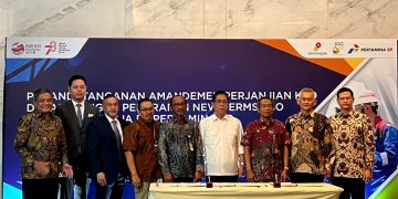 Tingkatkan Produksi Migas, PT Pertamina EP Tandatangani Amandemen Perjanjian Kerja Sama Operasi