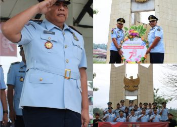Peringati HDKD ke-78, Kanim Kerinci dan Rutan Sungai Penuh Gelar Upacara Tabur Bunga dan Ziarah di Taman Makam Pahlawan