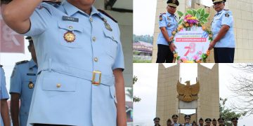 Peringati HDKD ke-78, Kanim Kerinci dan Rutan Sungai Penuh Gelar Upacara Tabur Bunga dan Ziarah di Taman Makam Pahlawan