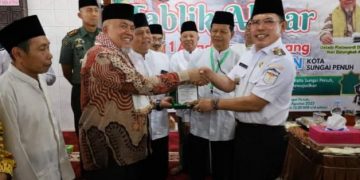 Wako Ahmadi Hadiri Tabligh Akbar 1 Abad Surau Dagang