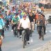 Wabup Hairan Ikuti Gowes Bersama Kodim 0419/Tanjab