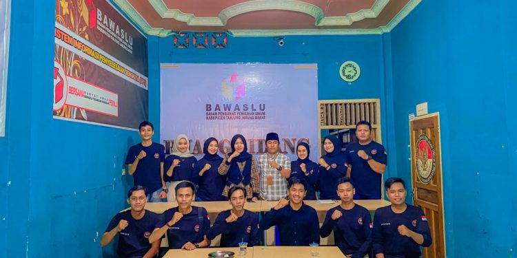 Silaturahmi Bersama Bawaslu Tanjab Barat, KOPI PEDE Siap Awasi Pemilu 2024