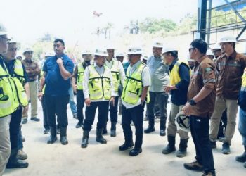 Al Haris Dampingi Jusuf Kalla Tinjau Proyek PLTA Kerinci Merangin Hidro