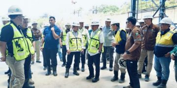 Al Haris Dampingi Jusuf Kalla Tinjau Proyek PLTA Kerinci Merangin Hidro