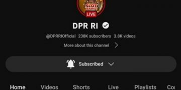 YouTube DPR RI Di-Hack, Tampilkan Live Judi Online!