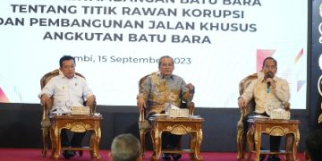 Gubernur Al Haris Paparkan Permasalahan Batu Bara ke KPK