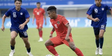 Hasil Asian Games: Timnas Indonesia U-24 Kalah 0-1 dari Taiwan