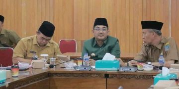 Rakor Pengendalian Inflasi Daerah, Bupati UAS: Kita Harus Bekerja Sama Untuk Menjaga Harga Pangan