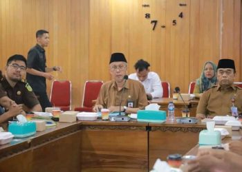 Sekda Tanjab Barat Ikuti Rapat Koordinasi Pengendalian Inflasi Daerah
