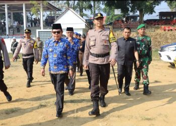 Kapolres Kerinci Pimpin Apel Gelar Pasukan Operasi Mantap Brata 2023-2024