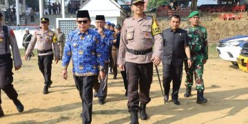 Kapolres Kerinci Pimpin Apel Gelar Pasukan Operasi Mantap Brata 2023-2024