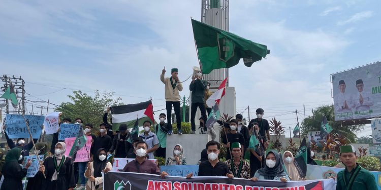 HMI Cabang Batanghari Lakukan Aksi Solidaritas Palestina