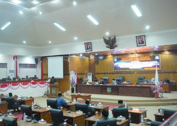 DPRD Tanjabbar Gelar Paripurna ke Empat, Raperda Tentang Perubahan APBD TA 2023