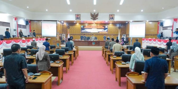 DPRD Gelar Paripurna Ke-II Renperda APBD Tanjabbar TA 2024