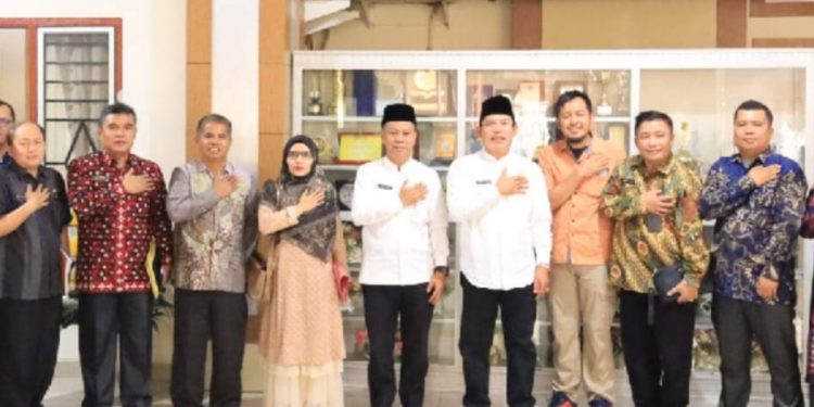 Wako Ahmadi Terima Kunjungan KPU Provinsi dan KPU Kota Sungai Penuh