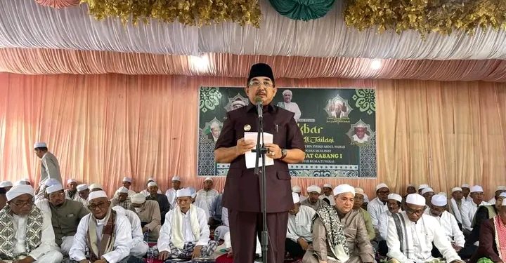 Bupati UAS Hadiri Peringatan Haul Akbar Syekh Abdul Qadir al-Jailani di Ponpes Sa’adatul Abadiyah