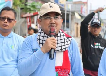 Ikuti Aksi Solidaritas Bela Palestina, Bupati UAS: Semoga Palestina Segera Merdeka!