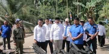 Bupati Tanjab Barat Tinjau Lokasi Kebakaran di Kecamatan Betara