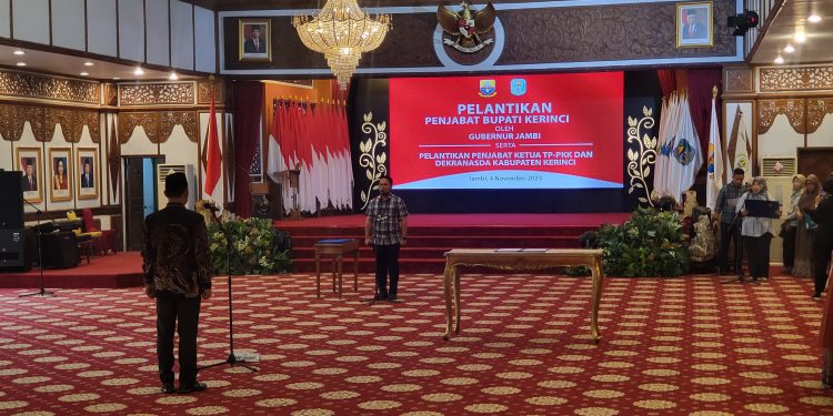Hadir Saat Gladi, Asraf Resmi Ditunjuk Mendagri Jadi Pj Bupati Kerinci