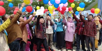 Gubernur Al Haris Hadiri Gelar Karya dan Gebyar HUT ke-40 SMK 1 Merangin