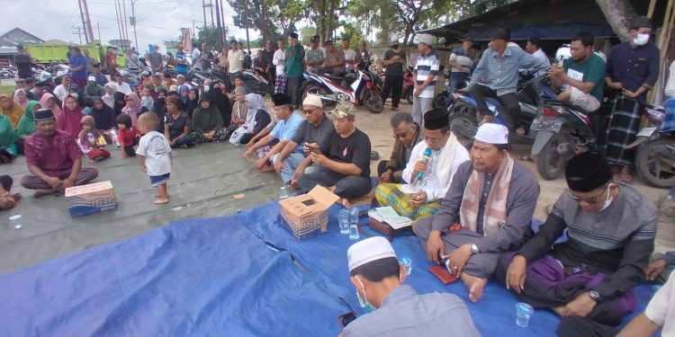 Penolakan Stockpile Batu Bara di Aurkenali Tak Surut, Warga Gelar Doa Bersama