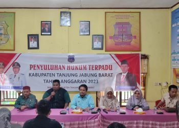 Bagian Hukum Setda Tanjab Barat Gelar Penyuluhan Hukum Terpadu