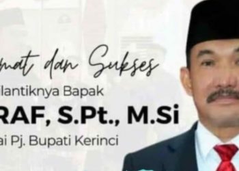 Dilantik Jadi Pj Bupati Kerinci, Ini Profil Asraf Mulai dari Guru Hingga Duduki Berbagai Kepala OPD