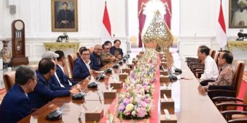 Presiden Jokowi Terima Pengurus PWI Pusat di Istana Merdeka