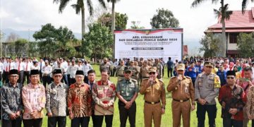 Wako Ahmadi Hadiri Apel Kebangsaan & Deklarasi Pemilu Damai 2024