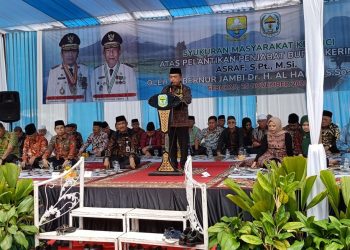 Gubernur Al Haris Ajak Semua Elemen Masyarakat Dukung Pembangunan Kerinci