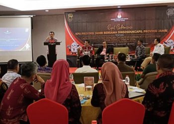 Pemprov Jambi dan KPU Bahas Sinkronisasi DPT Pemilu 2024
