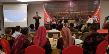 Pemprov Jambi dan KPU Bahas Sinkronisasi DPT Pemilu 2024