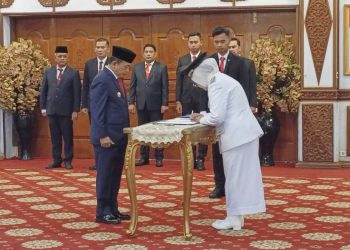Dilantik Gubernur Al Haris, Sri Purwaningsih Resmi Jabat Pj Walikota Jambi