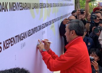 Deklarasi Pemilu Damai, Edi Purwanto: Mari Kita Ciptakan Situasi Kondusif di Jambi