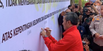 Deklarasi Pemilu Damai, Edi Purwanto: Mari Kita Ciptakan Situasi Kondusif di Jambi