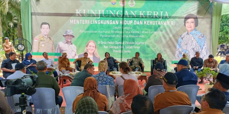 Menteri LHK Siti Nurbaya: Sangat Nyata Jambi Berhasil Mengendalikan Karhutla