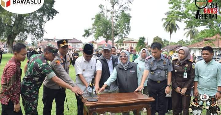 Gelar Apel Kampanye Pemilu Damai, Ketua Bawaslu Tebo: Pertanda Kampanye Sudah Dimulai