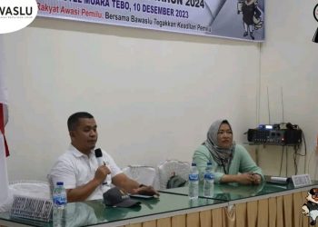 Bawaslu Tebo Gelar Rakor Partai Politik Bersama Panwascam se-Kabupaten