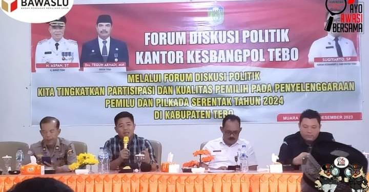 Bawaslu Tebo Pastikan Pelaksanaan Kampanye Pemilu Berjalan Lancar