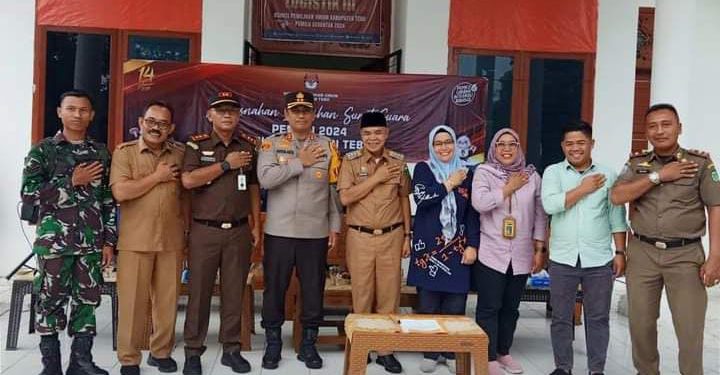 Ketua KPU Tebo Tekankan Sinergi pada Rakor Kesiapan Pemilu