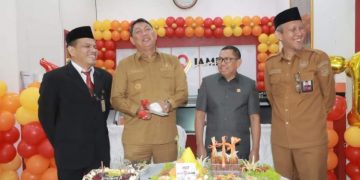 Ketua DPRD Tanjab Barat Hadiri Upacara HUT ke-61 Bank 9 Jambi