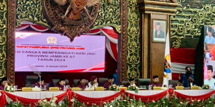 HUT Jambi Ke – 60, Edi Purwanto Sampaikan Capaian Kinerja DPRD Jambi Hingga Akhir 2023