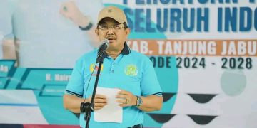Bupati UAS Lantik Pengurus PTMSI Tanjab Barat Periode 2024-2028