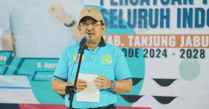 Bupati UAS Lantik Pengurus PTMSI Tanjab Barat Periode 2024-2028