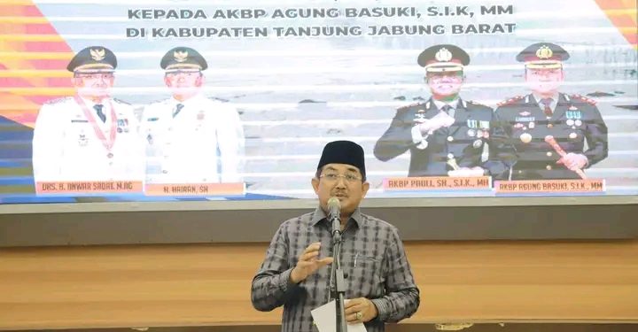 Pemkab Tanjab Barat Gelar Malam Pisah Sambut Kapolres