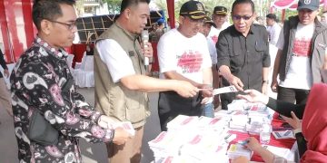 Bupati Tanjab Barat Sukses Melakukan Simulasi Pemungutan dan Penghitungan Suara