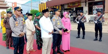 Ketua DPRD Tanjabbar Hadiri Acara Firewell Parade Polres Sambut Kapolres Baru